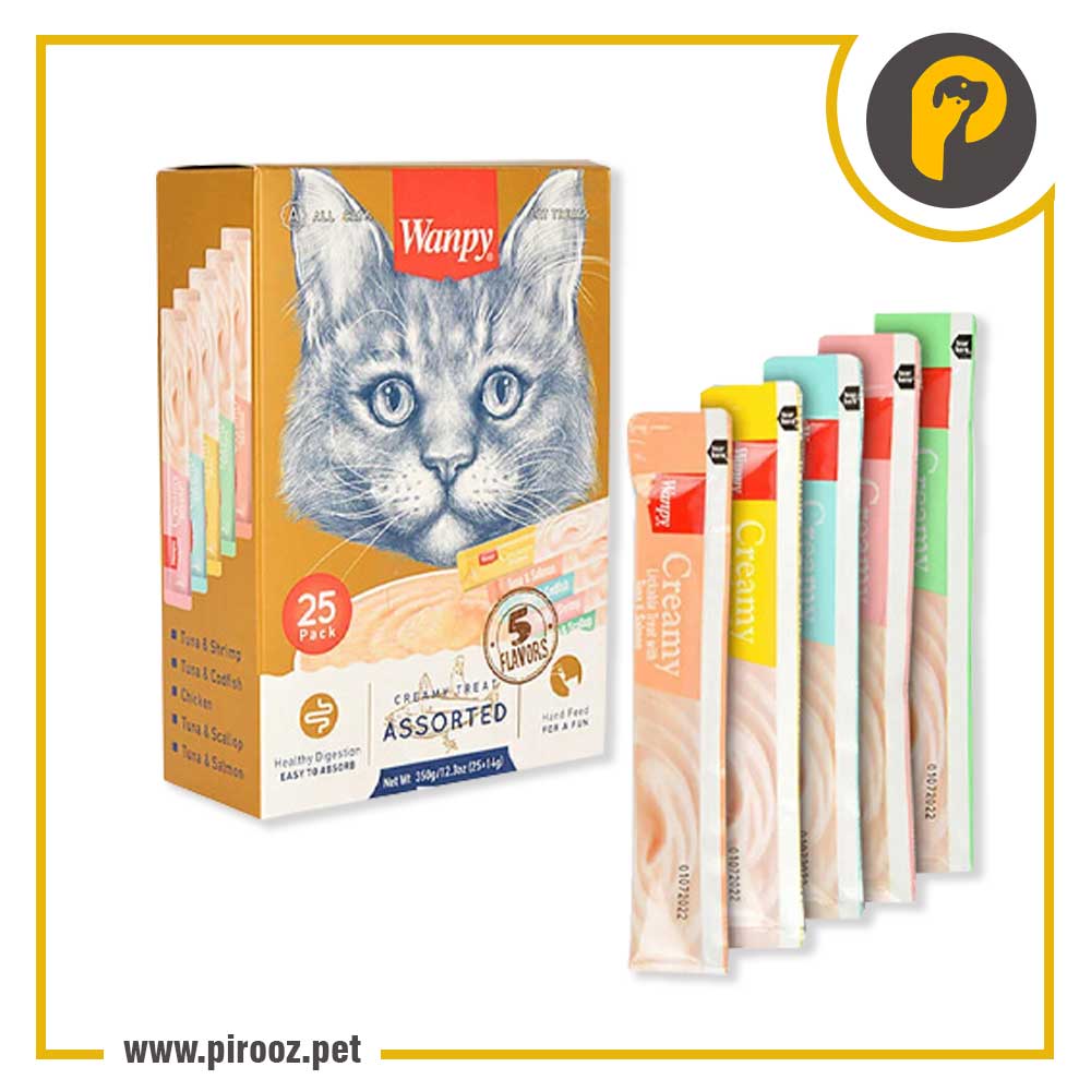 بستنی گربه برند ونپی (هر عدد 14 گرم)، پت شاپ پیروز، پیروز پت